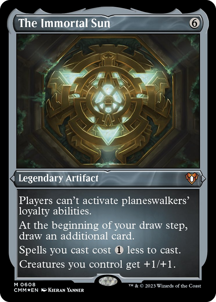 The Immortal Sun (Foil Etched) [Commander Masters] | Card Citadel