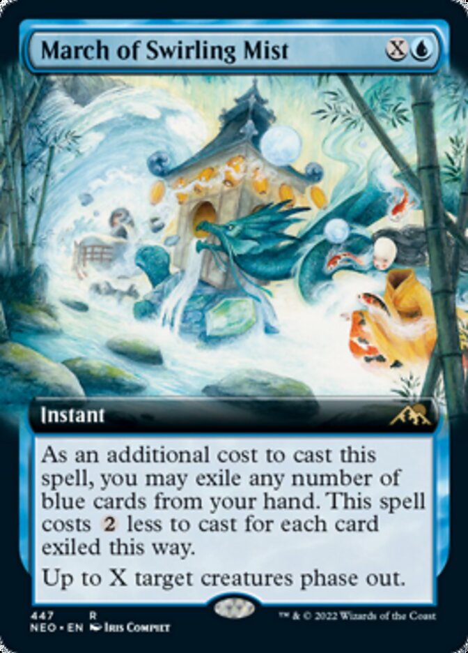 March of Swirling Mist (Extended Art) [Kamigawa: Neon Dynasty] | Card Citadel