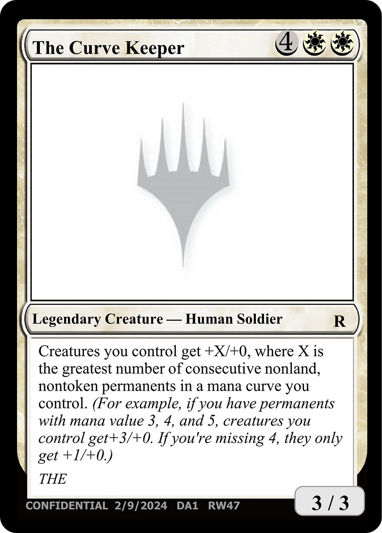 The Curve Keeper [Unknown Event] | Card Citadel