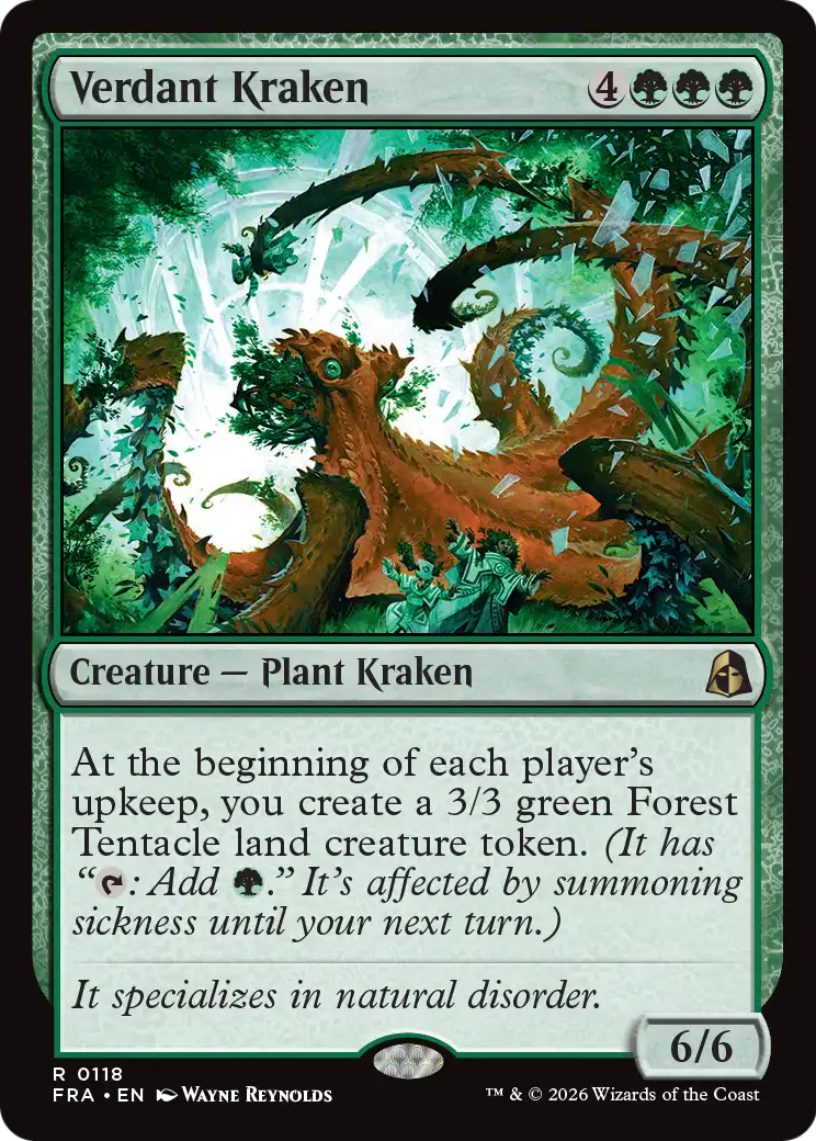 Verdant Kraken [Reality Fracture] | Card Citadel