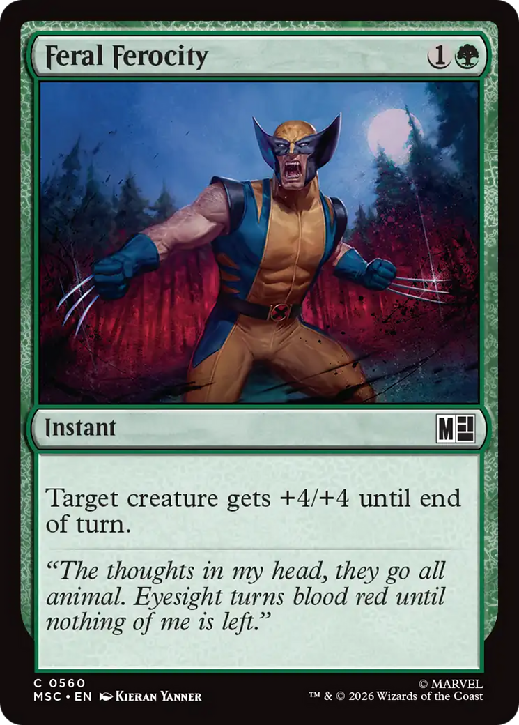 Feral Ferocity [Marvel Super Heroes Commander] | Card Citadel