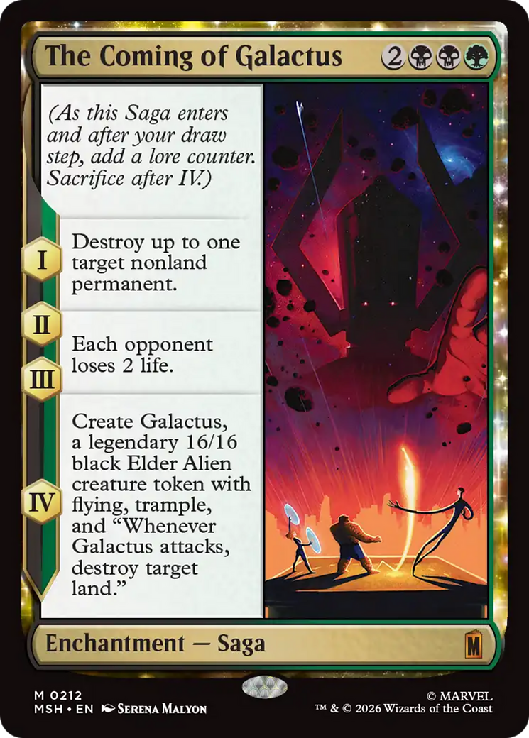 The Coming of Galactus [Marvel Super Heroes] | Card Citadel