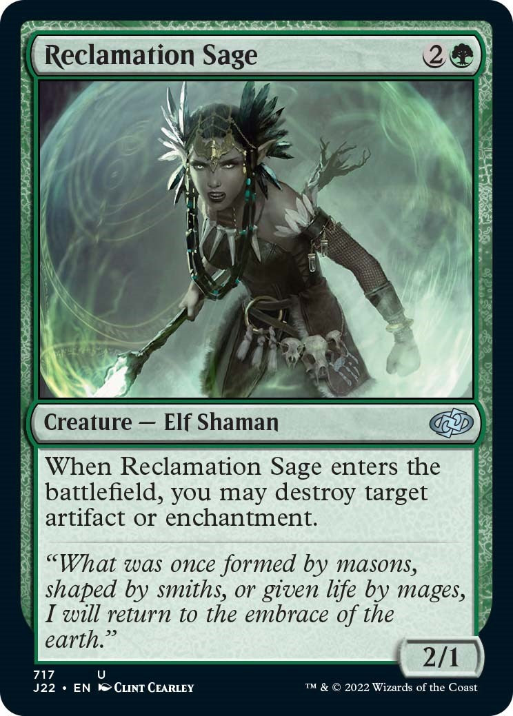 Reclamation Sage [Jumpstart 2022] | Card Citadel