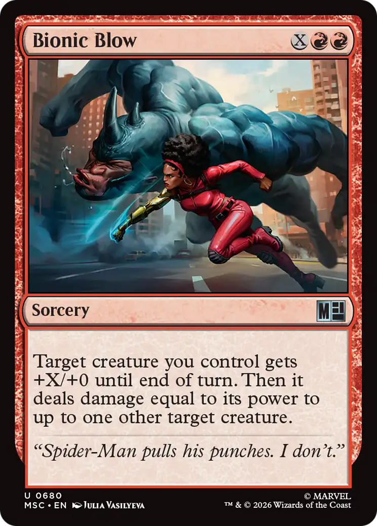Bionic Blow [Marvel Super Heroes Commander] | Card Citadel