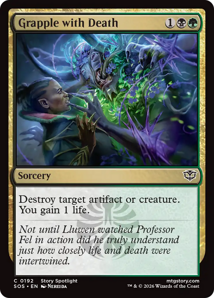 Grapple with Death [Secrets of Strixhaven] | Card Citadel