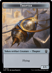 Thopter // Copy Double-Sided Token [Modern Horizons 3 Commander Tokens] | Card Citadel