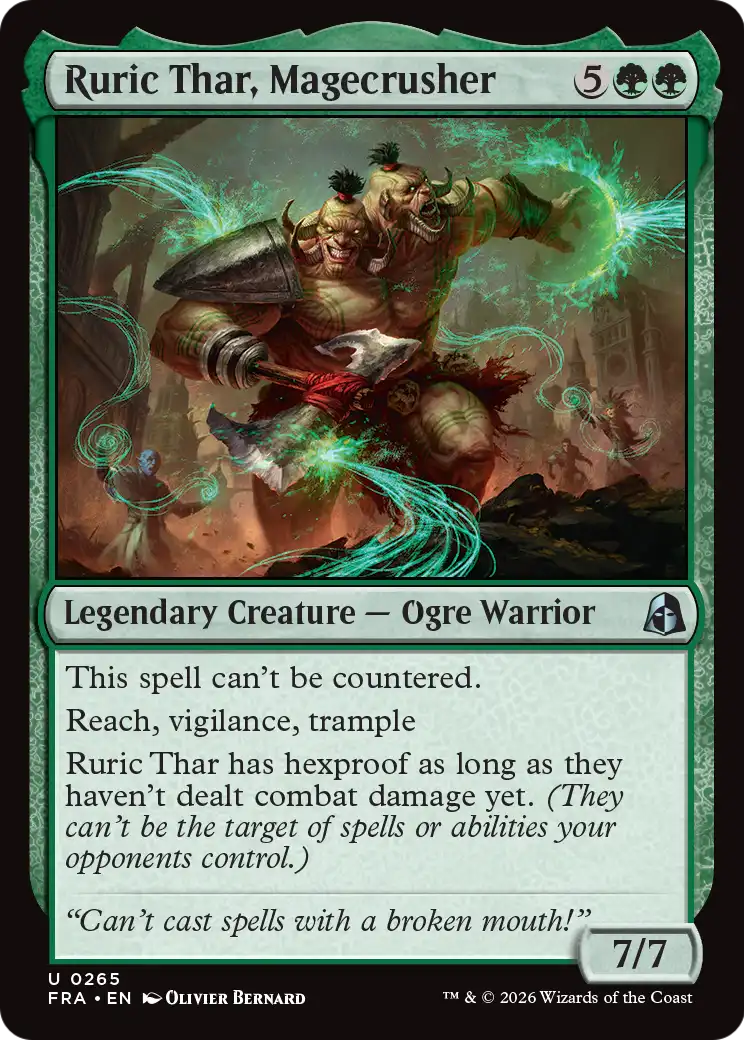 Ruric Thar, Magecrusher [Reality Fracture] | Card Citadel