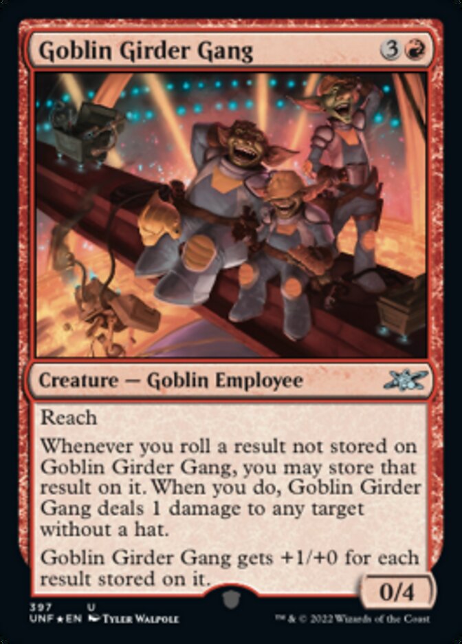 Goblin Girder Gang (Galaxy Foil) [Unfinity] | Card Citadel