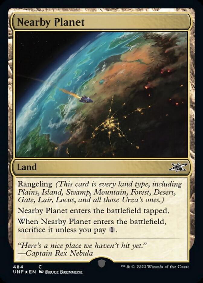 Nearby Planet (Galaxy Foil) [Unfinity] | Card Citadel