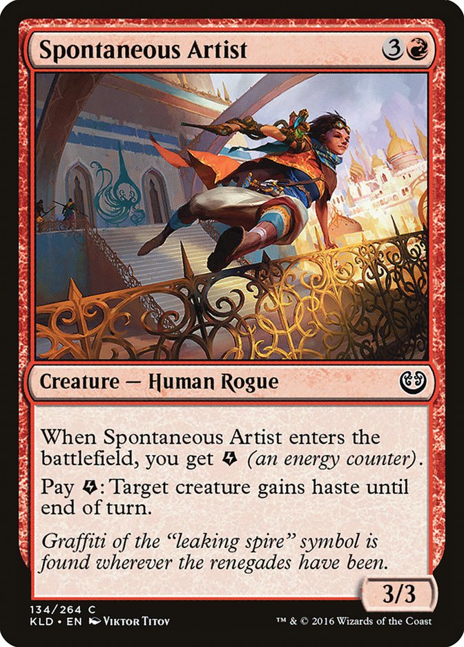 Spontaneous Artist [Kaladesh] | Card Citadel