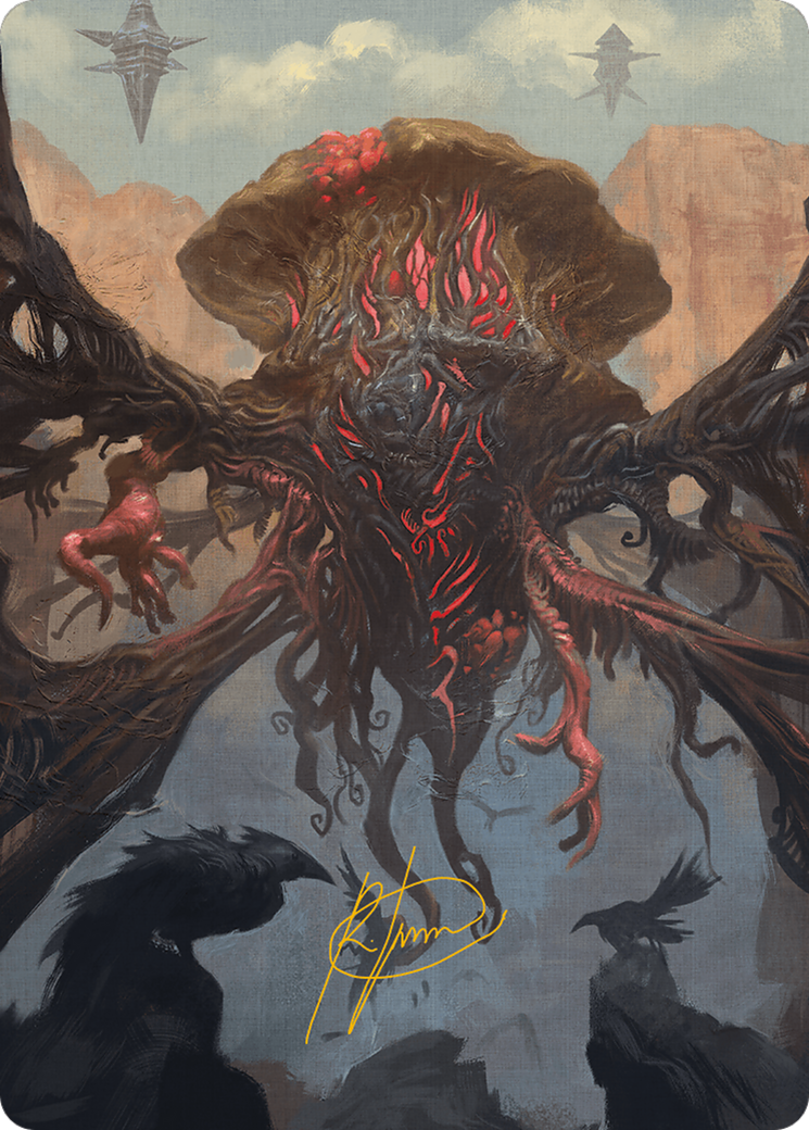 Inversion Behemoth Art Card (Gold-Stamped Signature) [Modern Horizons 3 Art Series] | Card Citadel