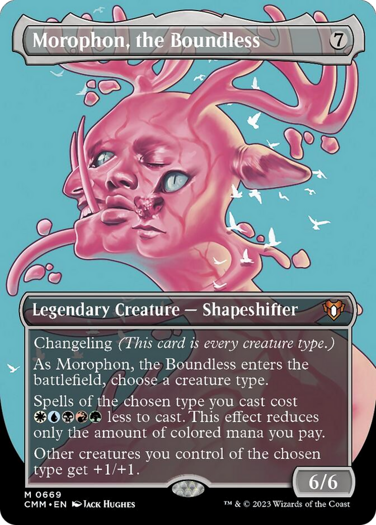 Morophon, the Boundless (Borderless Profile) [Commander Masters] | Card Citadel