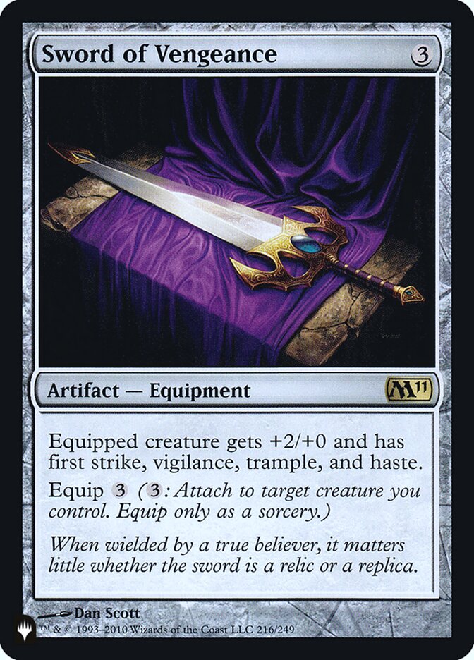 Sword of Vengeance [Secret Lair: Heads I Win, Tails You Lose] | Card Citadel