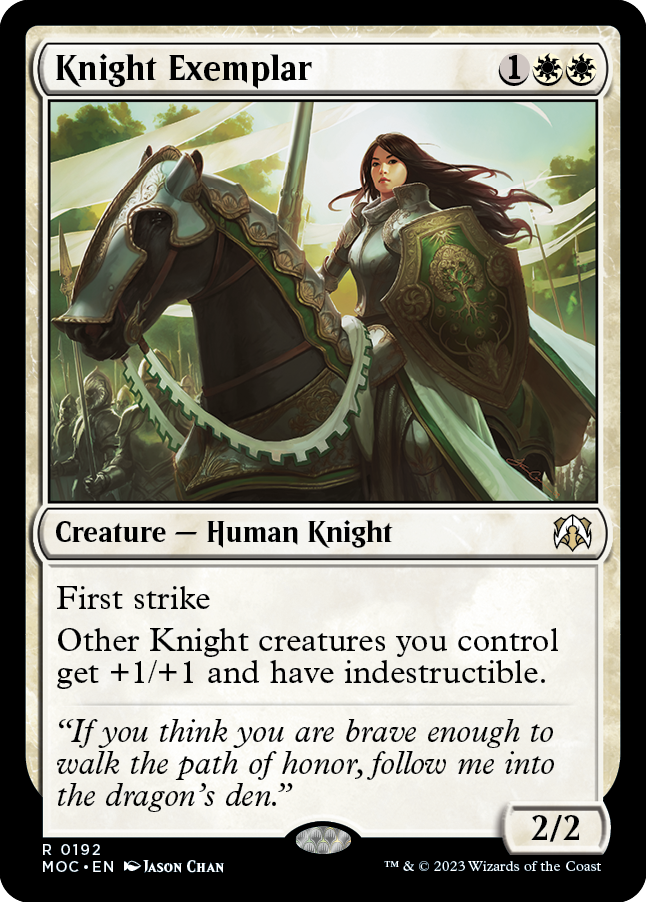 Knight Exemplar [March of the Machine Commander] | Card Citadel