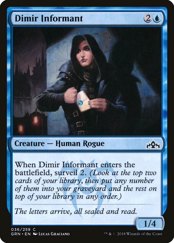 Dimir Informant [Guilds of Ravnica] | Card Citadel