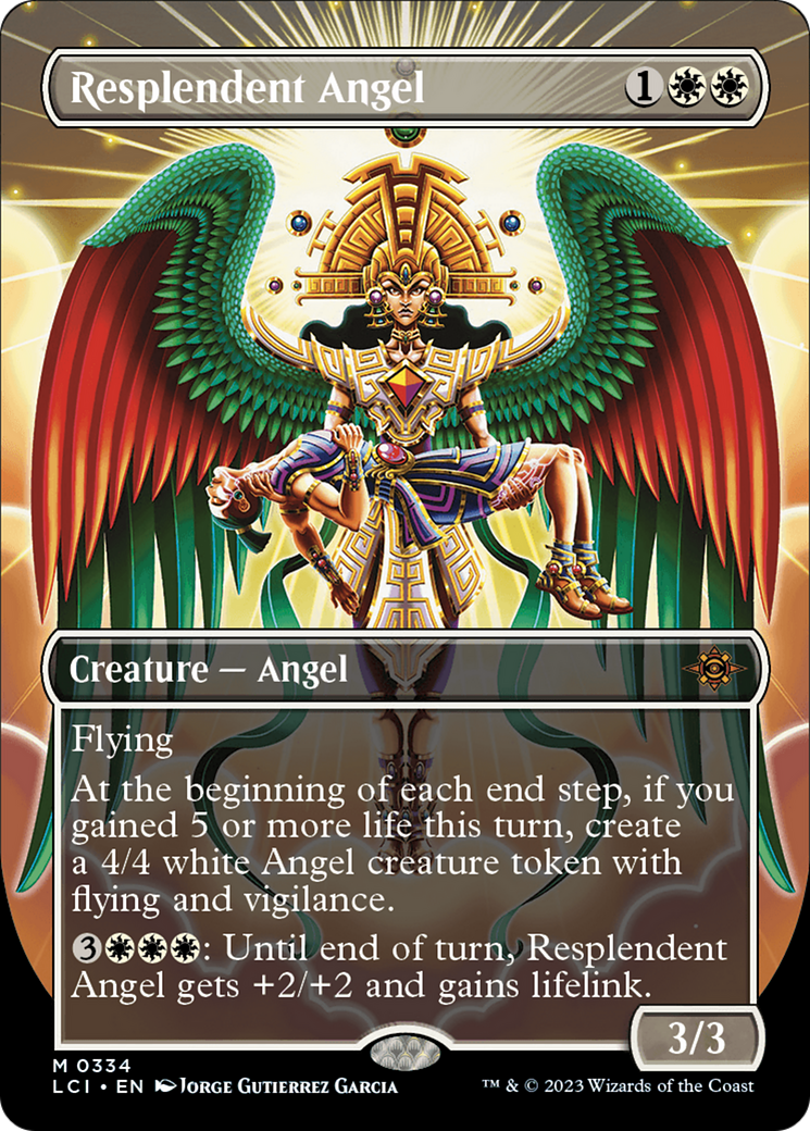 Resplendent Angel (Borderless) [The Lost Caverns of Ixalan] | Card Citadel