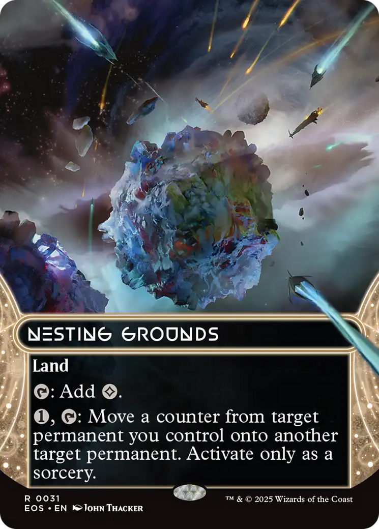 Nesting Grounds (0031) (Borderless) [Edge of Eternities: Stellar Sights] | Card Citadel