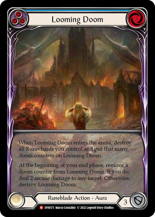 Looming Doom (Extended Art) [DYN175] (Dynasty)  Rainbow Foil | Card Citadel