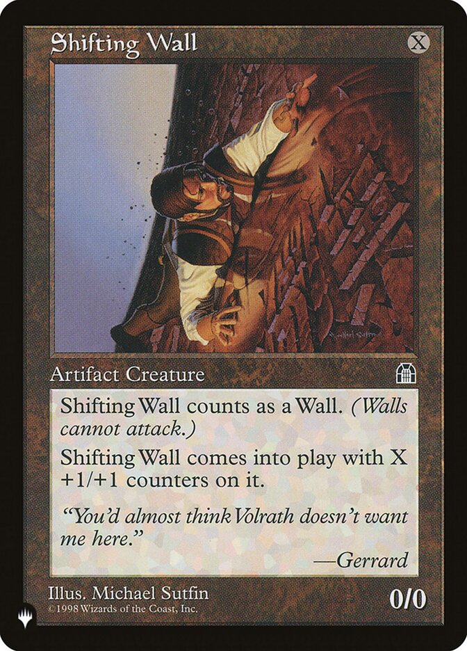 Shifting Wall [The List] | Card Citadel