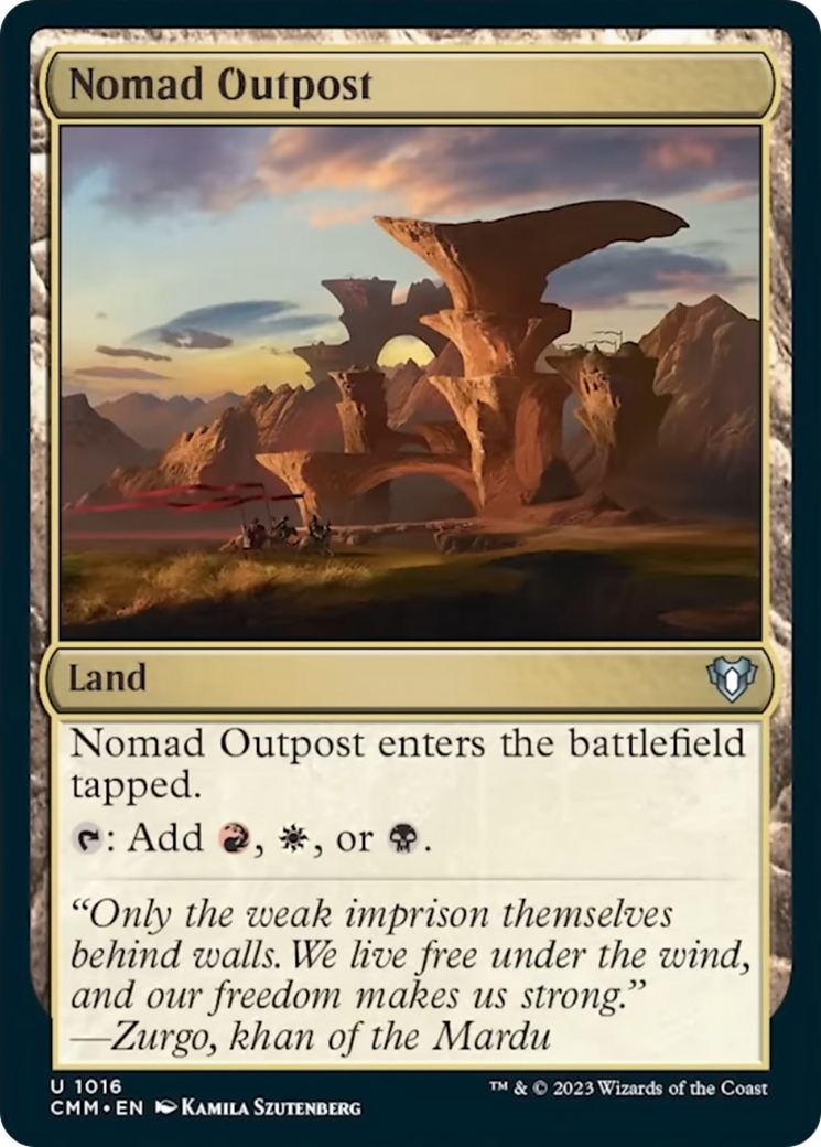 Nomad Outpost [Commander Masters] | Card Citadel