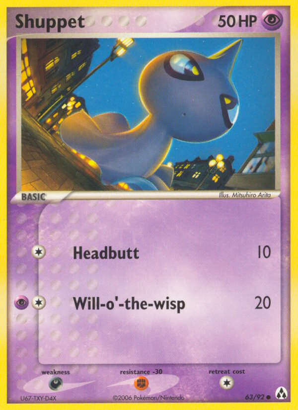 Shuppet (63/92) [EX: Legend Maker] | Card Citadel