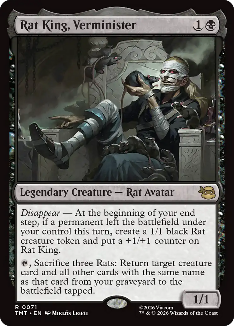 Rat King, Verminister [Teenage Mutant Ninja Turtles] | Card Citadel