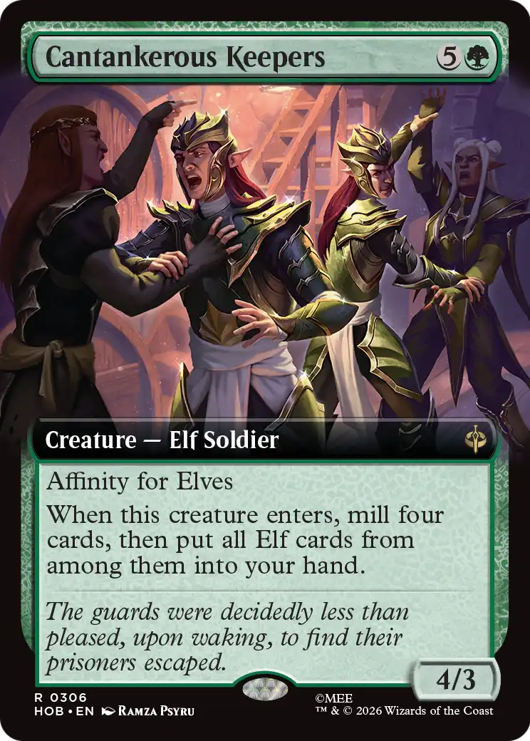 Cantankerous Keepers (Extended Art) [The Hobbit] | Card Citadel