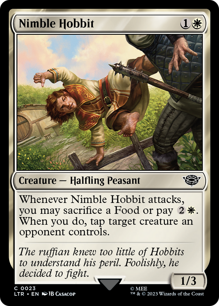 Nimble Hobbit [The Lord of the Rings: Tales of Middle-Earth] | Card Citadel