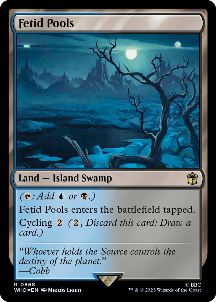 Fetid Pools (Surge Foil) [Doctor Who] | Card Citadel