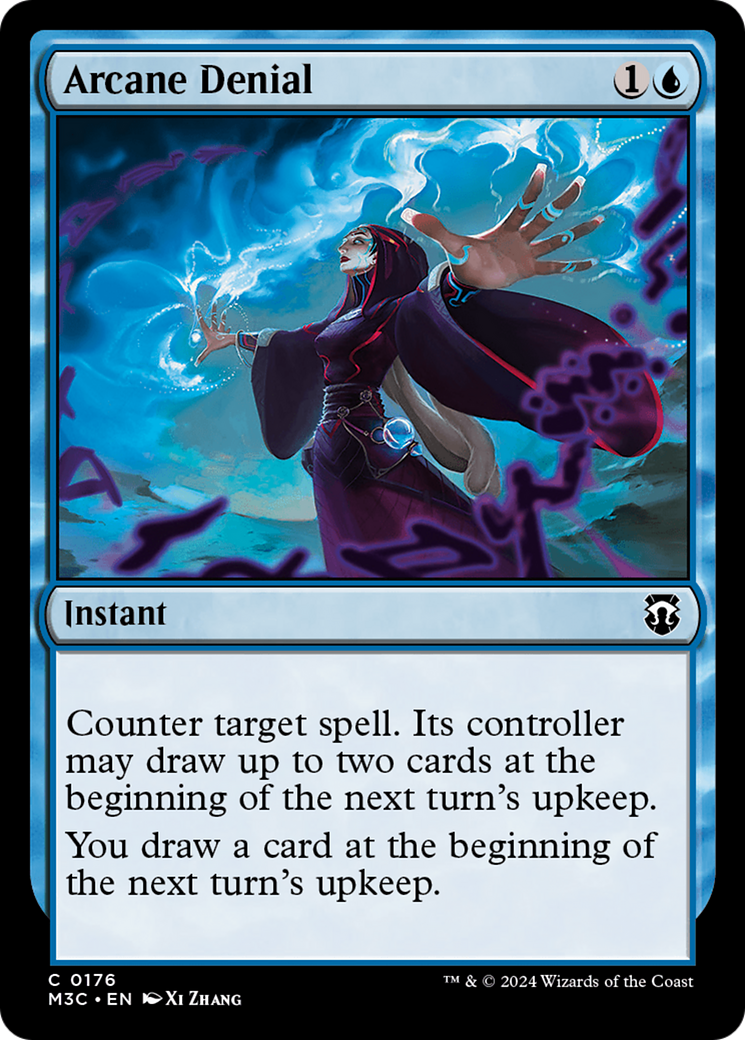 Arcane Denial (Ripple Foil) [Modern Horizons 3 Commander] | Card Citadel