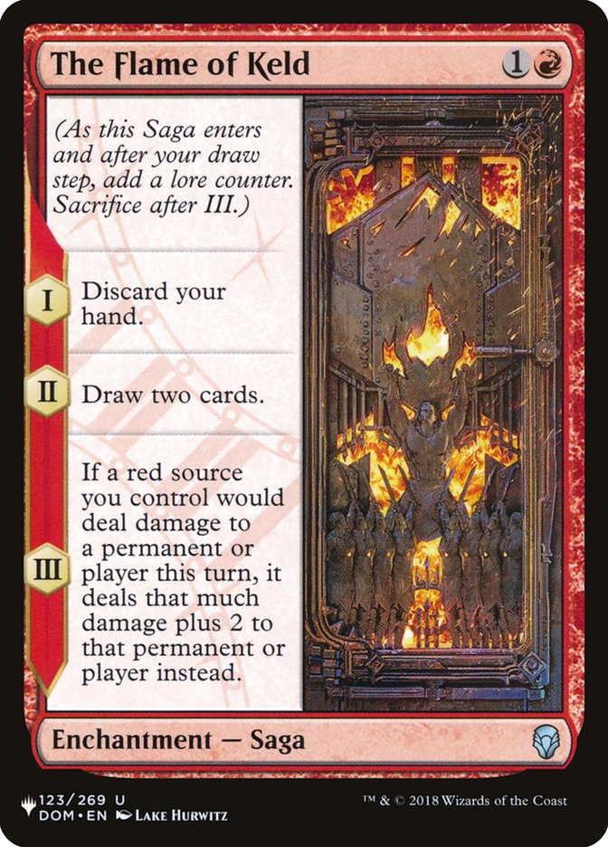 The Flame of Keld [The List] | Card Citadel