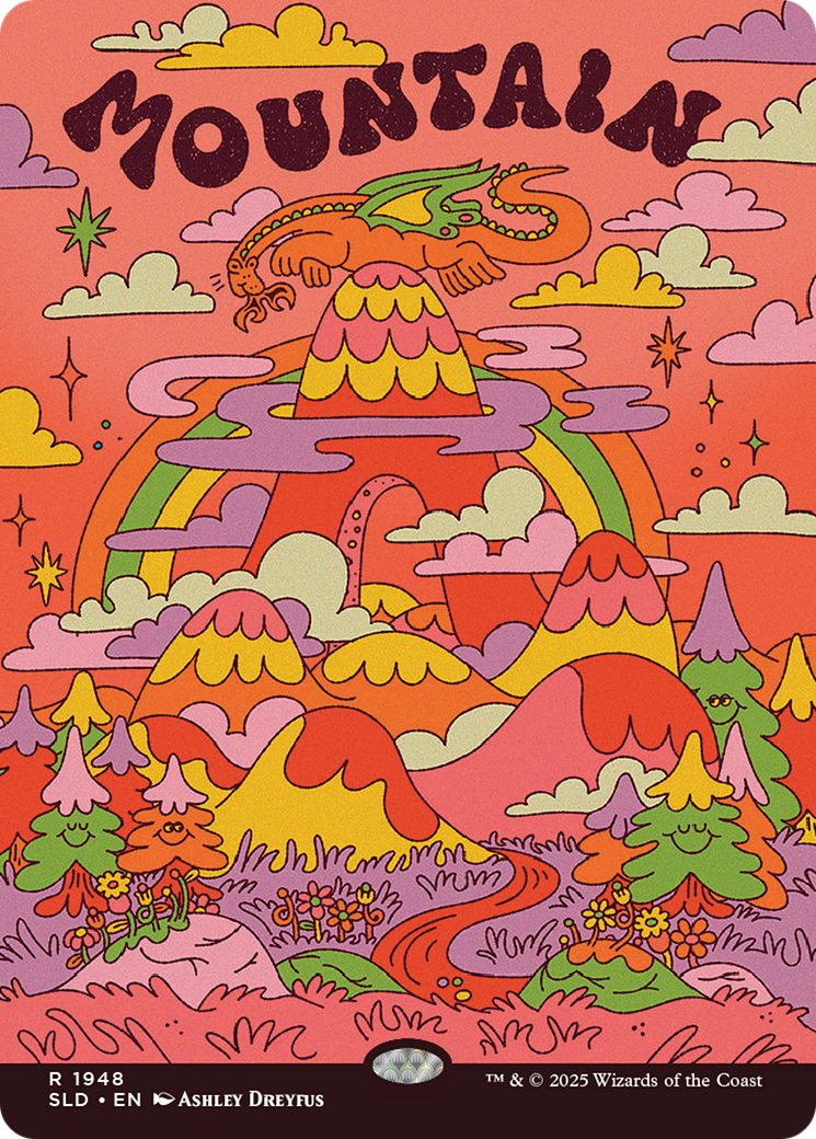 Mountain (1948) (Rainbow Foil) [Secret Lair Drop Series] | Card Citadel