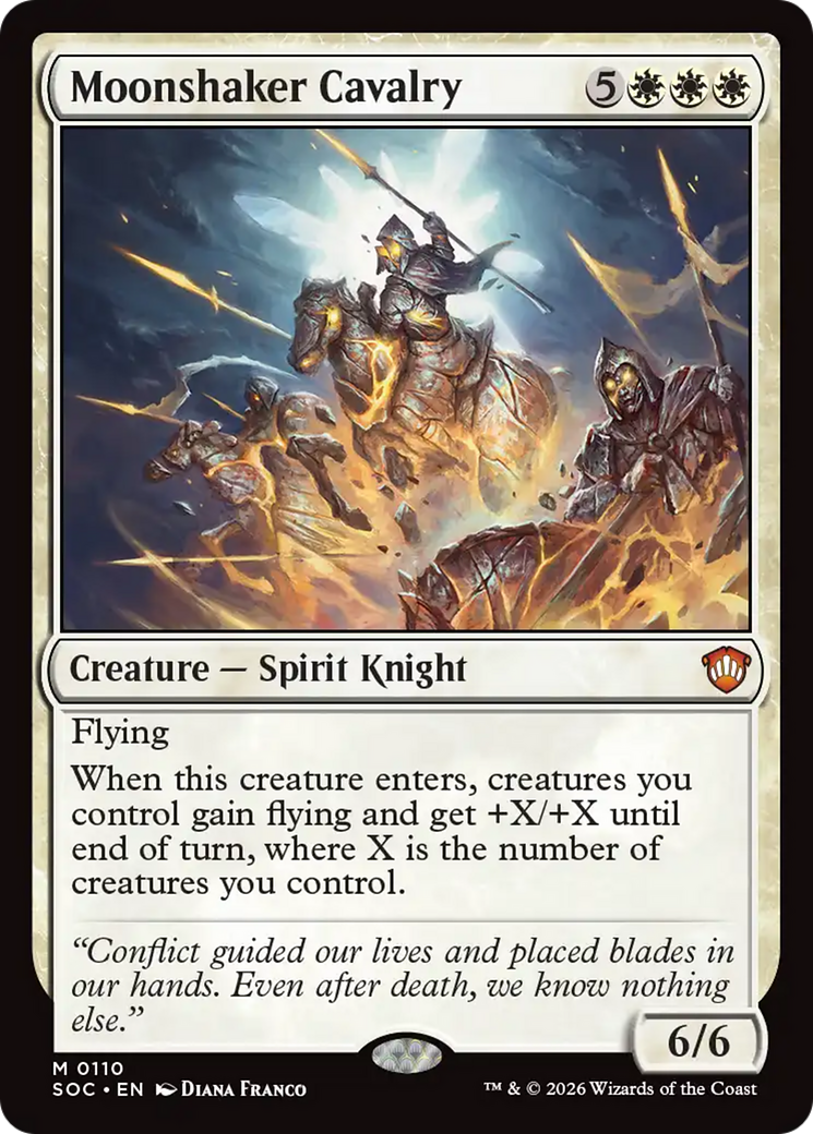 Moonshaker Cavalry [Secrets of Strixhaven Commander] | Card Citadel