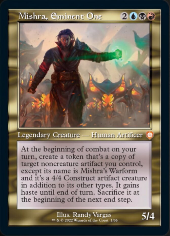 Mishra, Eminent One (001) (Retro) [The Brothers' War Commander] | Card Citadel