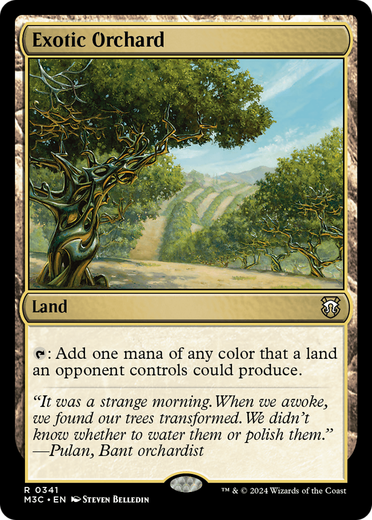 Exotic Orchard (Ripple Foil) [Modern Horizons 3 Commander] | Card Citadel