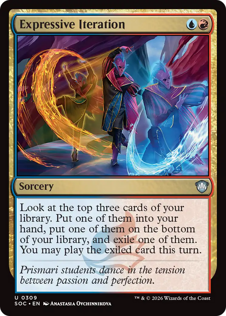 Expressive Iteration [Secrets of Strixhaven Commander] | Card Citadel