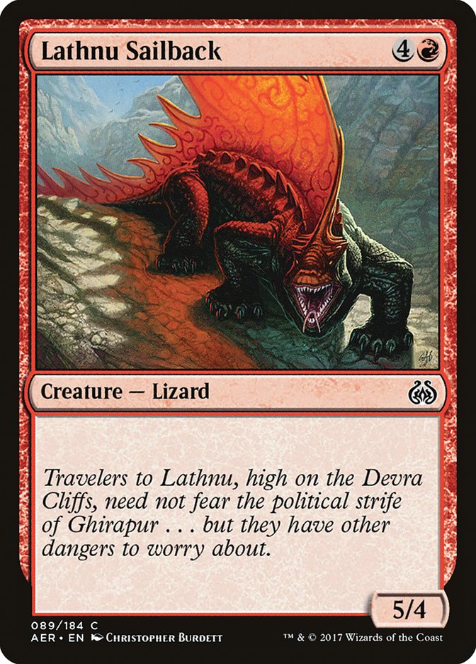 Lathnu Sailback [Aether Revolt] | Card Citadel