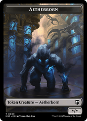 Aetherborn (Ripple Foil) // Servo Double-Sided Token [Modern Horizons 3 Commander Tokens] | Card Citadel