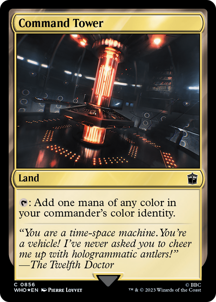 Command Tower (0856) (Surge Foil) [Doctor Who] | Card Citadel