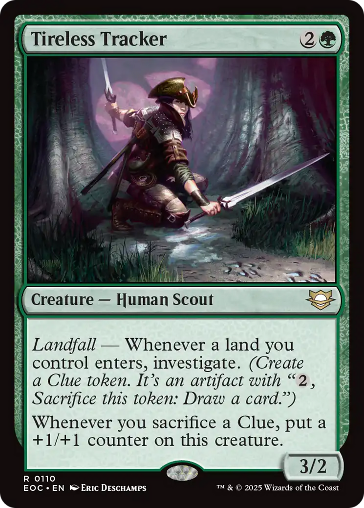 Tireless Tracker [Edge of Eternities Commander] | Card Citadel
