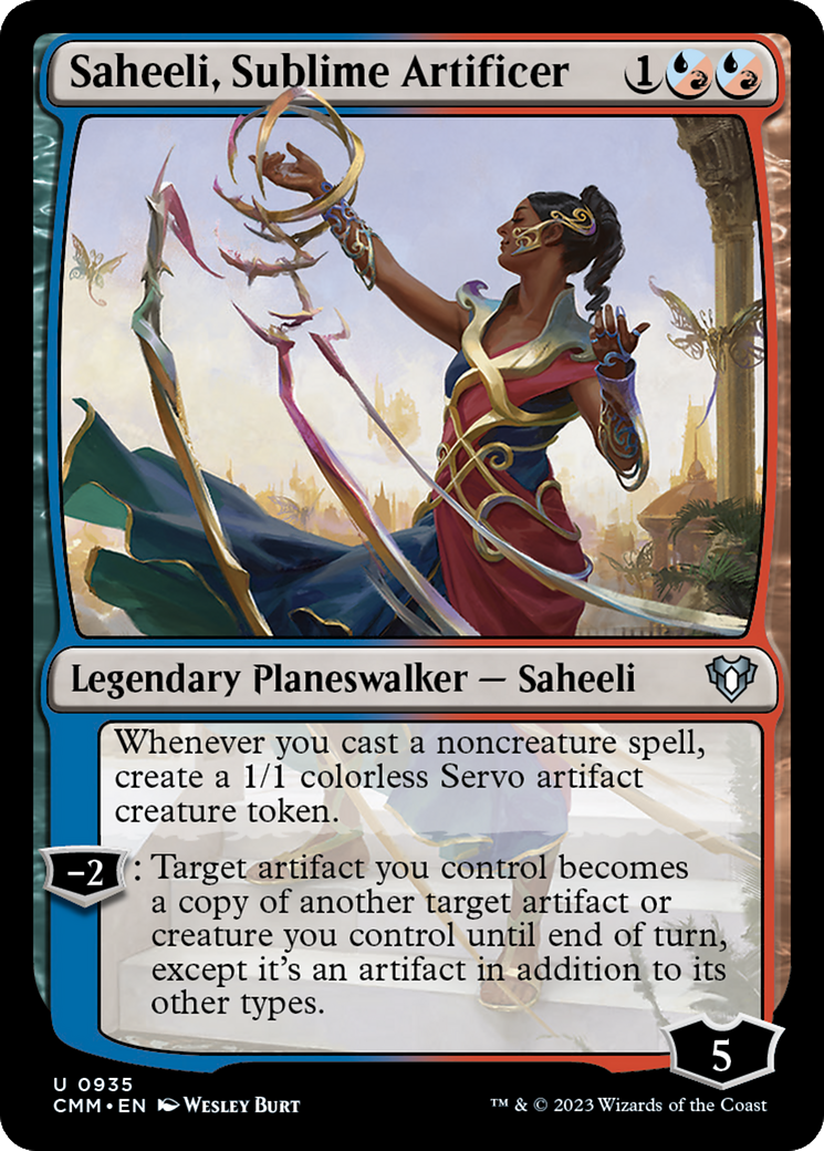 Saheeli, Sublime Artificer [Commander Masters] | Card Citadel