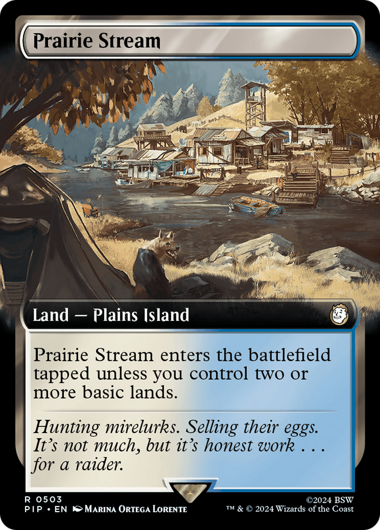 Prairie Stream (Extended Art) [Fallout] | Card Citadel