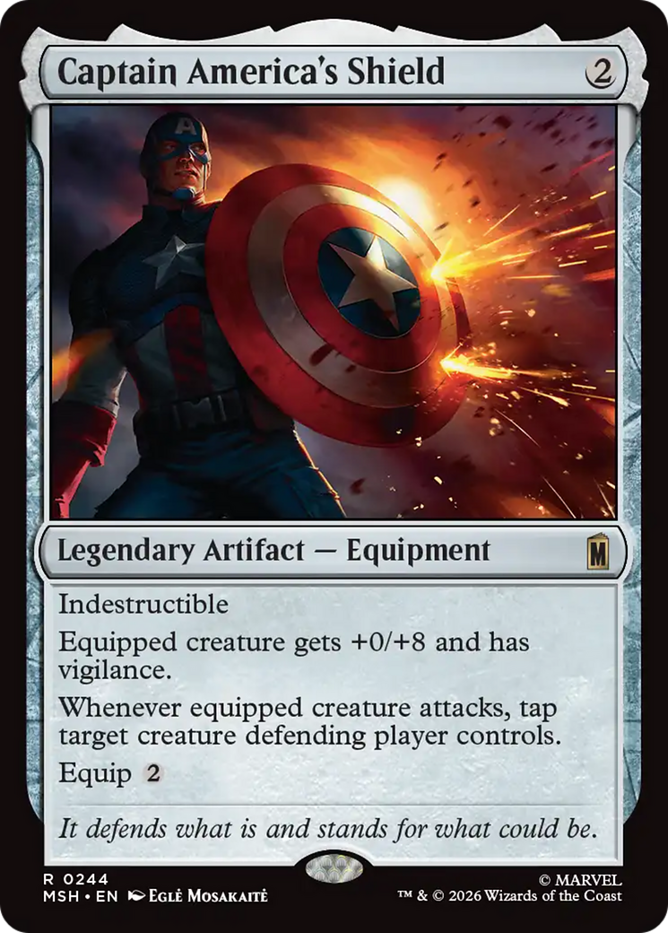 Captain America's Shield [Marvel Super Heroes] | Card Citadel