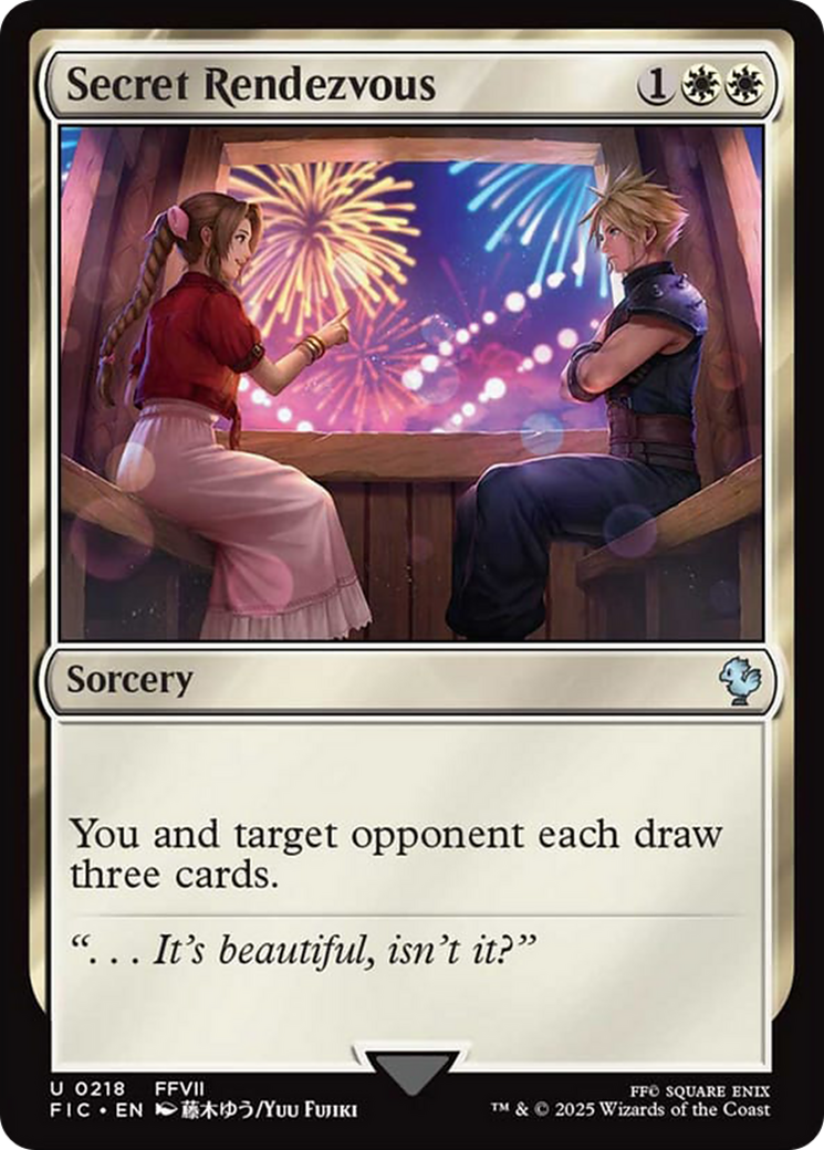Secret Rendezvous (0218) [FINAL FANTASY Commander] | Card Citadel