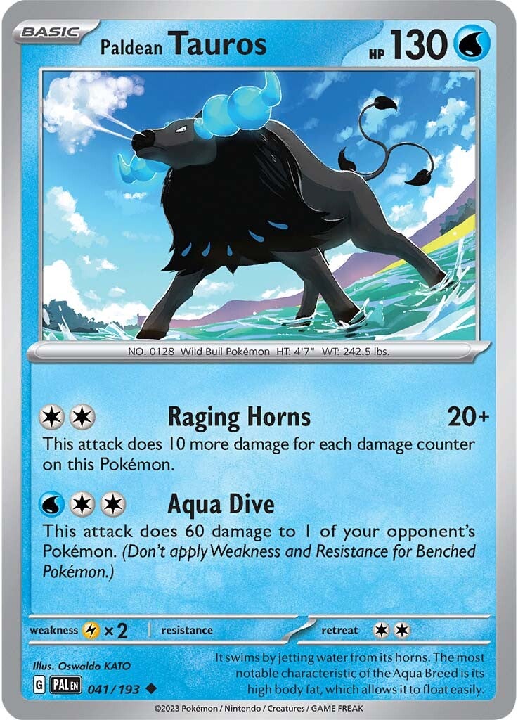 Paldean Tauros (041/193) [Scarlet & Violet: Paldea Evolved] | Card Citadel