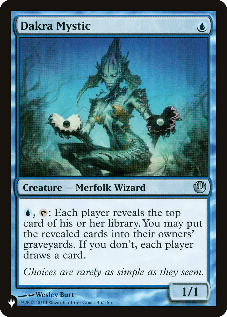 Dakra Mystic [The List Reprints] | Card Citadel