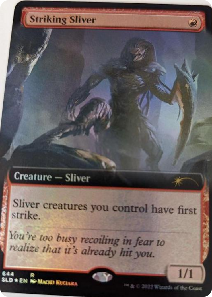 Striking Sliver (Extended Art) [Secret Lair Drop Series] | Card Citadel