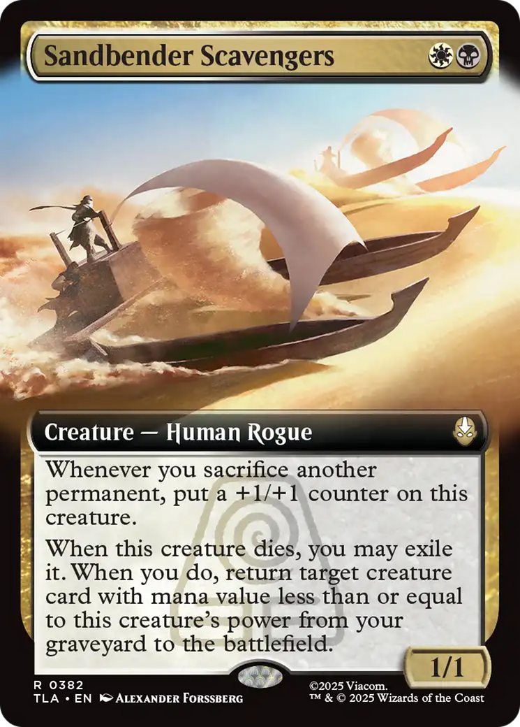 Sandbender Scavengers (Extended Art) [Avatar: The Last Airbender] | Card Citadel