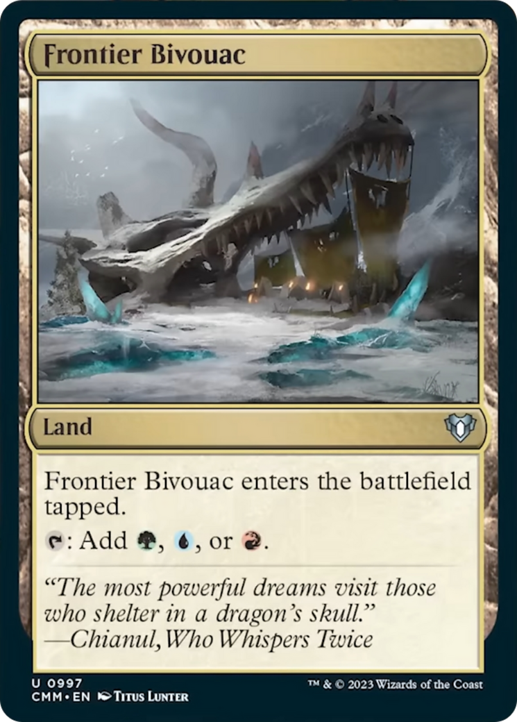 Frontier Bivouac [Commander Masters] | Card Citadel