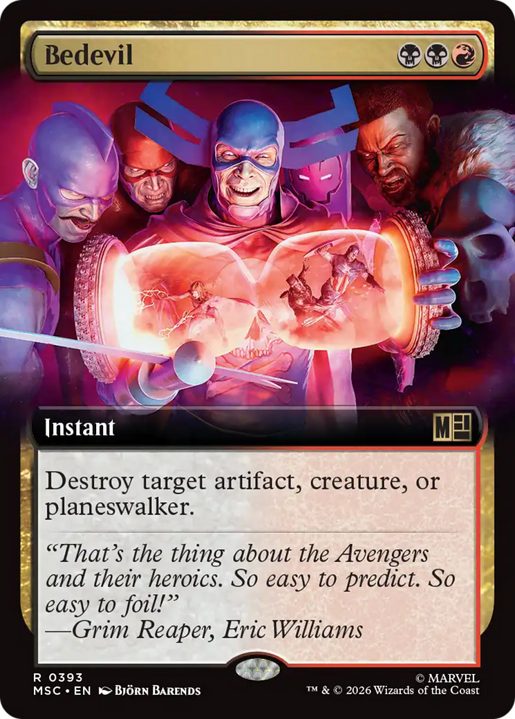 Bedevil (Extended Art) [Marvel Super Heroes Commander] | Card Citadel